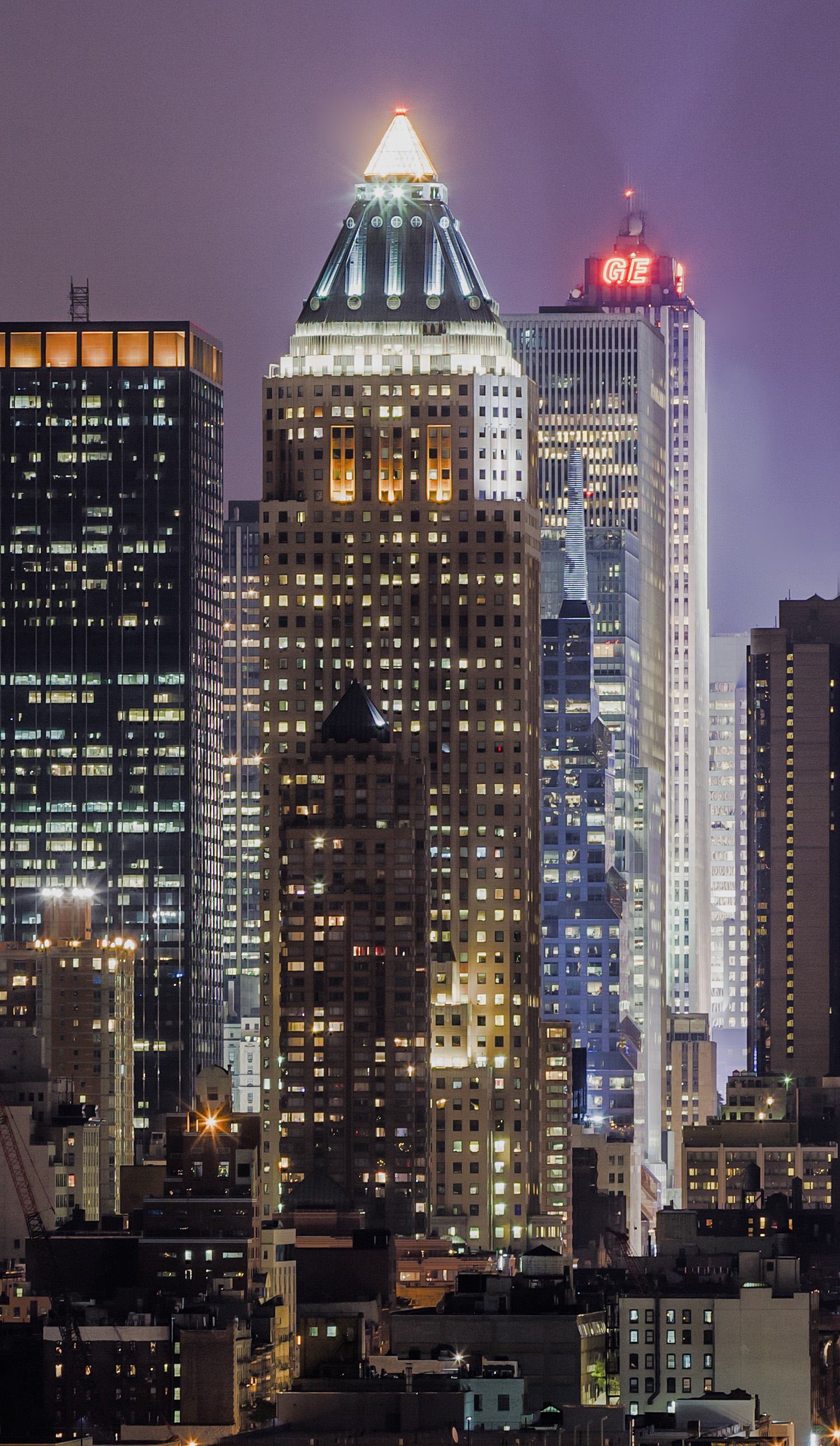 1 Worldwide Plaza, New York City - View from New Jersey. © Mathias Beinling